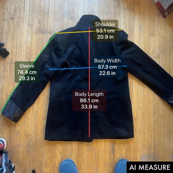 LAUREN Quilted-Satin-Trim Wool-Blend Coat - Picture 6 of 16